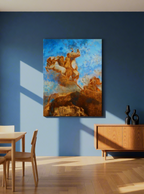 Canvas Print The Chariot of Apollo by Odilon Redon – Surreal Figurative Art