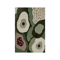 Canvas Print Olive Floral & Leopard Collage I | Contemporary Botanical Wall