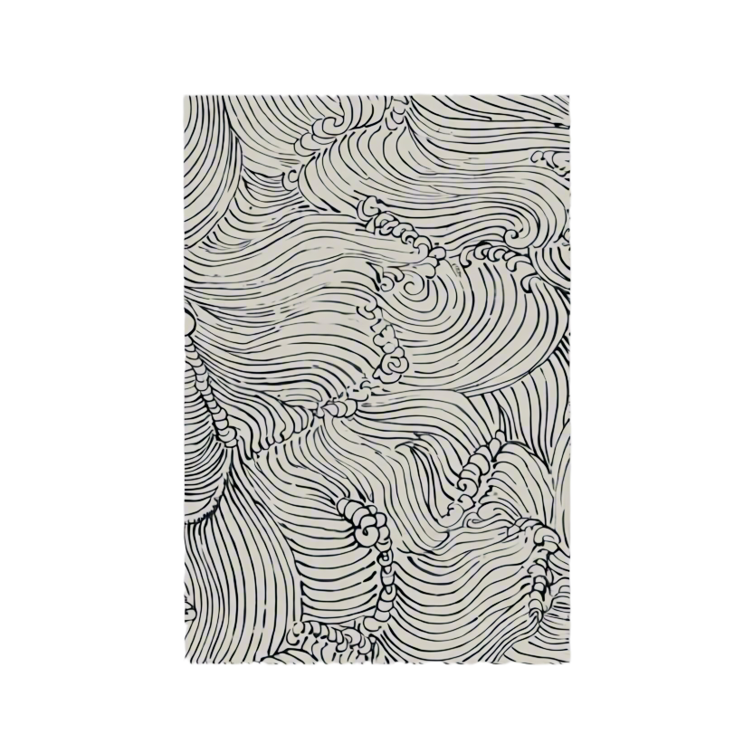 Canvas Print Playful Waves II – Mori Yūzan Art