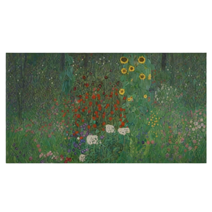 Canvas Print Farm Garden with Sunflowers by Gustav Klimt – Art Nouveau