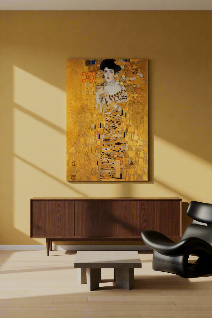 Canvas Print Portrait of Adele Bloch-Bauer I by Gustav Klimt – Art Nouveau & Golden Phase Art