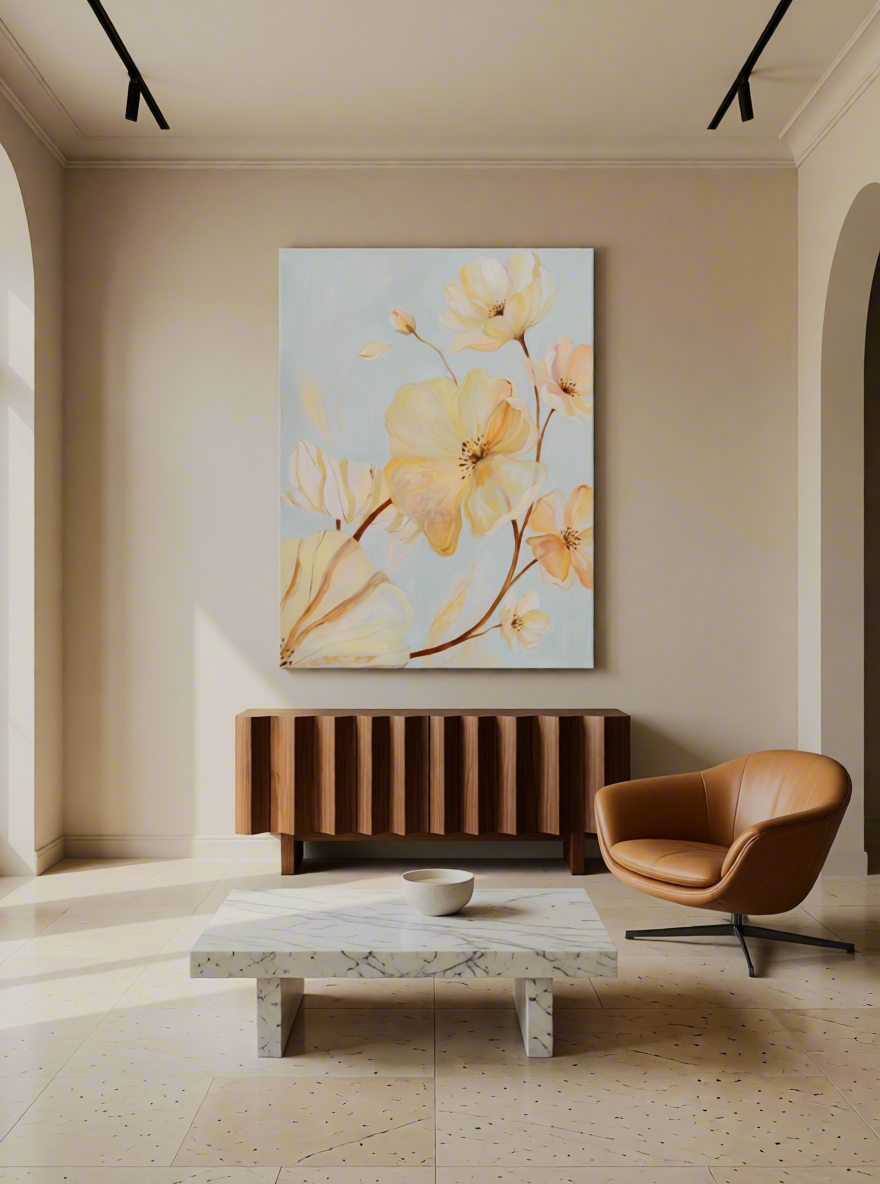 Canvas Print Spring Flowers in Blossom | Floral Botanical Wall Art