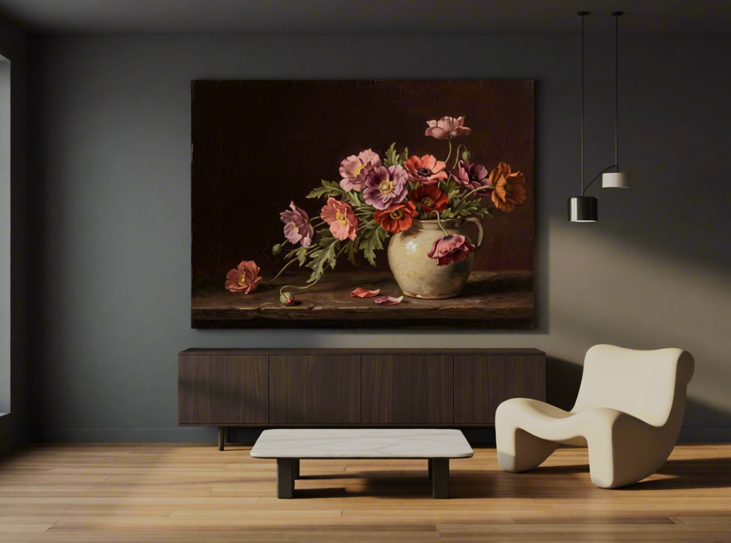 Canvas Print Still Life Floral Arrangements | Botanical Wall Art