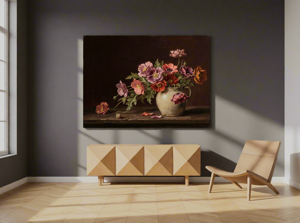 Canvas Print Still Life Floral Arrangements | Botanical Wall Art