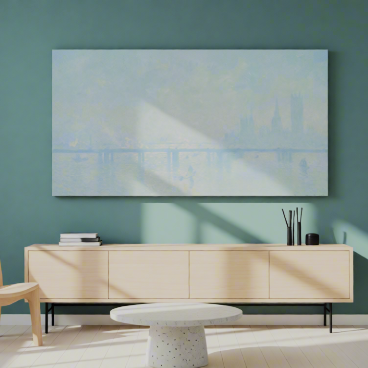 Canvas Print Claude Monet – Charing Cross Bridge | Iconic Impressionist Cityscape Art Print
