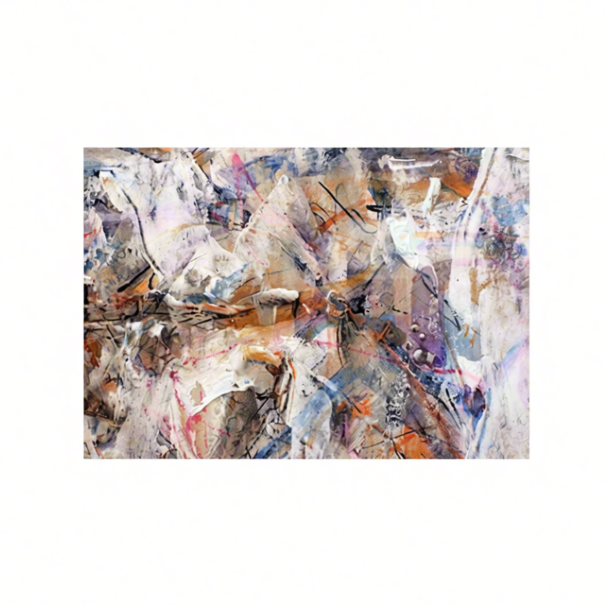 Canvas Print Jackson Pollock Inspired Abstract Expressionism