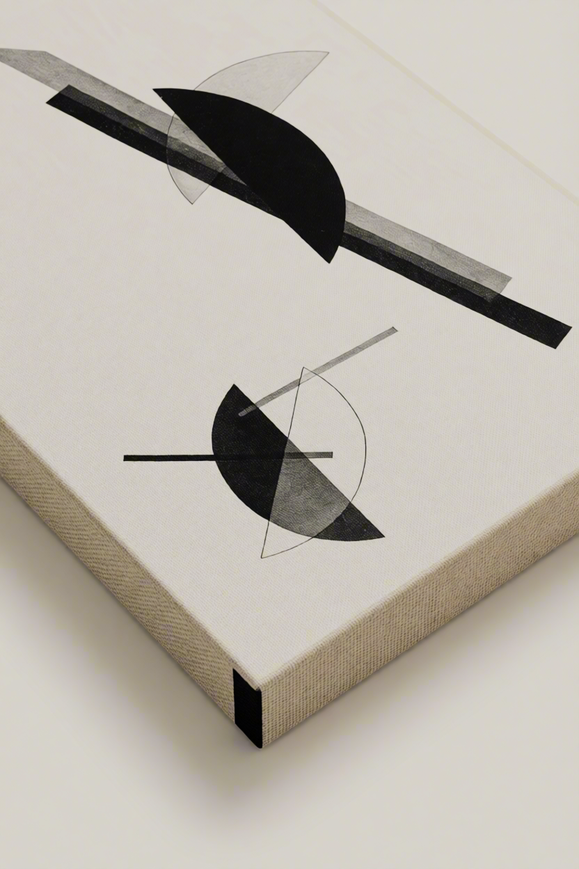 Canvas Print Komposition “One Plate” – László Moholy-Nagy – Bauhaus Abstract Art