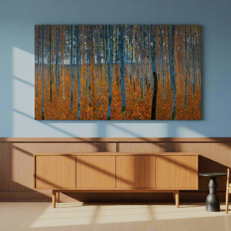 Canvas Print Beach Grove I by Gustav Klimt – Art Nouveau