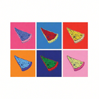 Canvas Print Andy Warhol Style - Slice of Pizza
