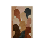 Canvas Print Figurative Silhouettes Variation I | Contemporary Figurative Wall Art