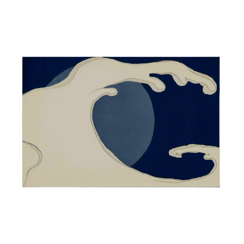 Canvas Print Waves and Sun by Kamisaka Sekka – Japanese Seascape & Nature Art