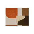 Canvas Print Earthy Structural Forms | Brutalist Contemporary Wall Art