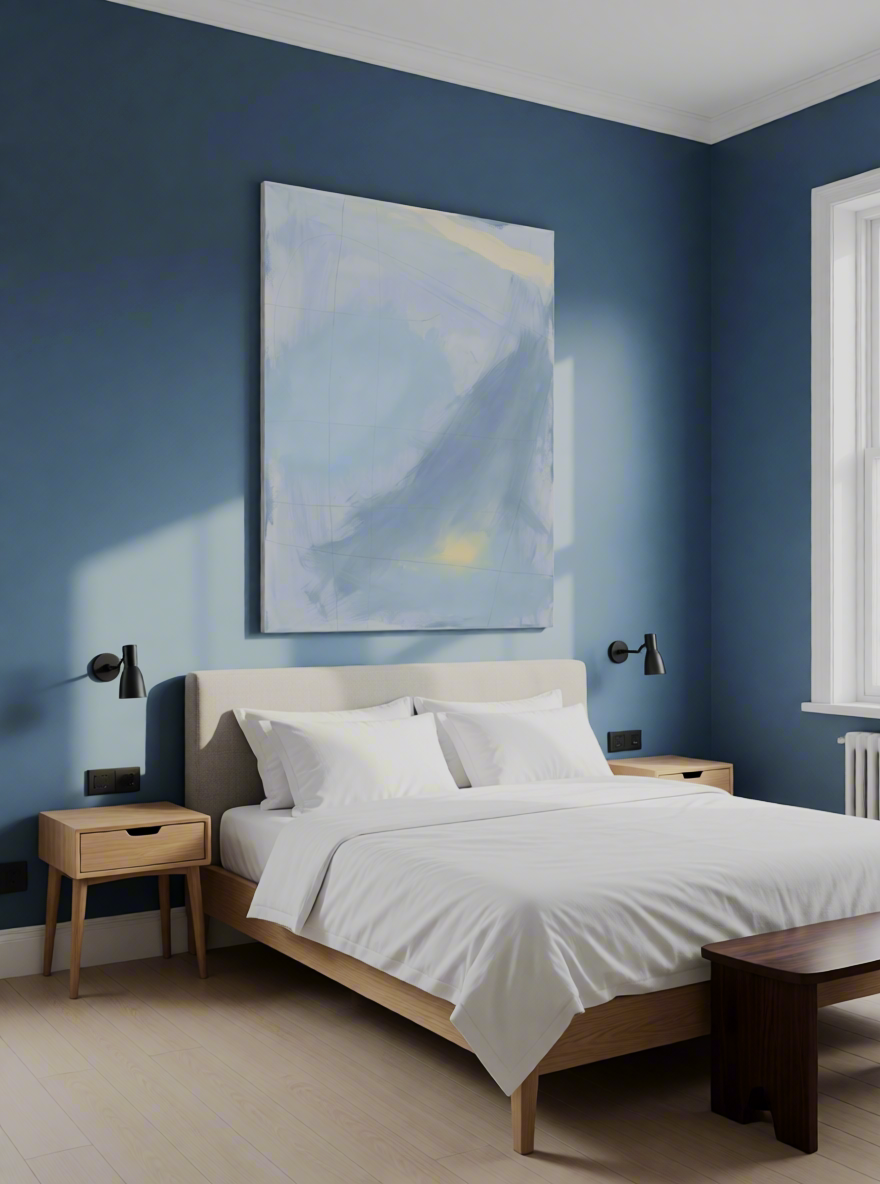 Canvas Print Abstract Blue Skies | Contemporary Abstract Wall Art