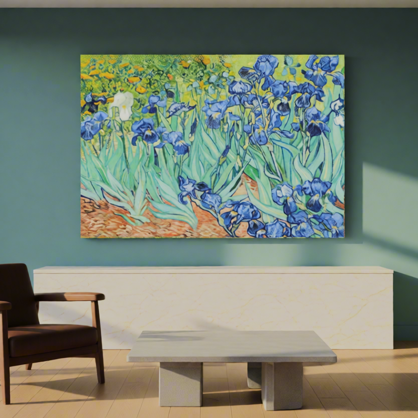 Canvas Print Vincent Van Gogh – Irises - Iconic Post-Impressionist