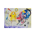 Canvas Print Yellow-Red-Blue by Wassily Kandinsky – Abstract Modern