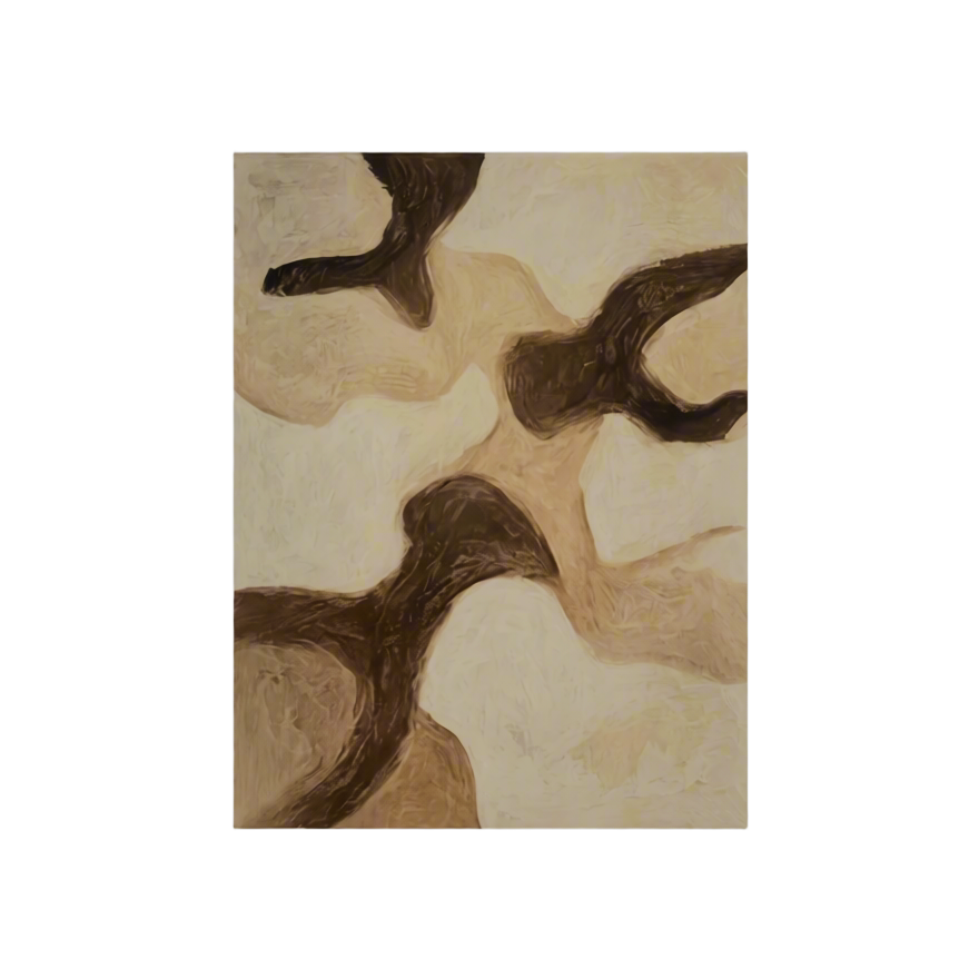 Canvas Print Abstract Earth-Tone Variation | Contemporary Abstract Wall Art