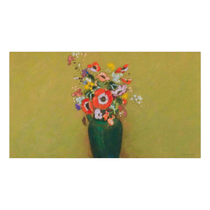 Canvas Print Contemplation by Odilon Redon – Surreal Figurative Art Print