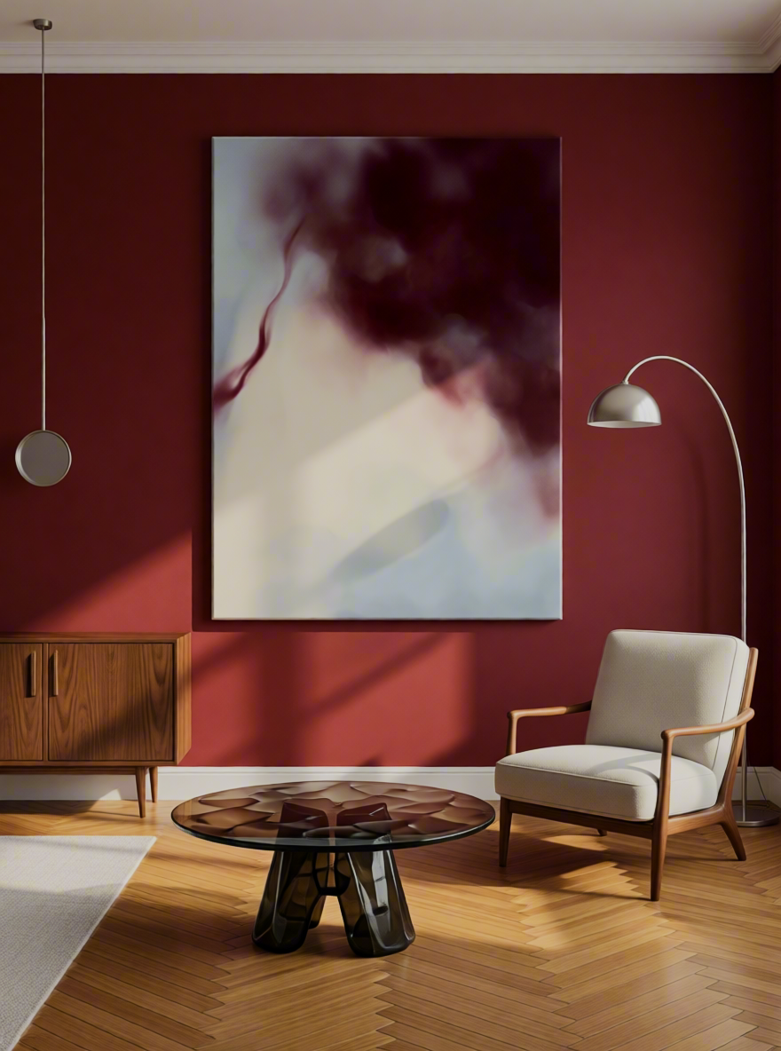 Canvas Print Mist | Minimalist Abstract Landscape Wall Art