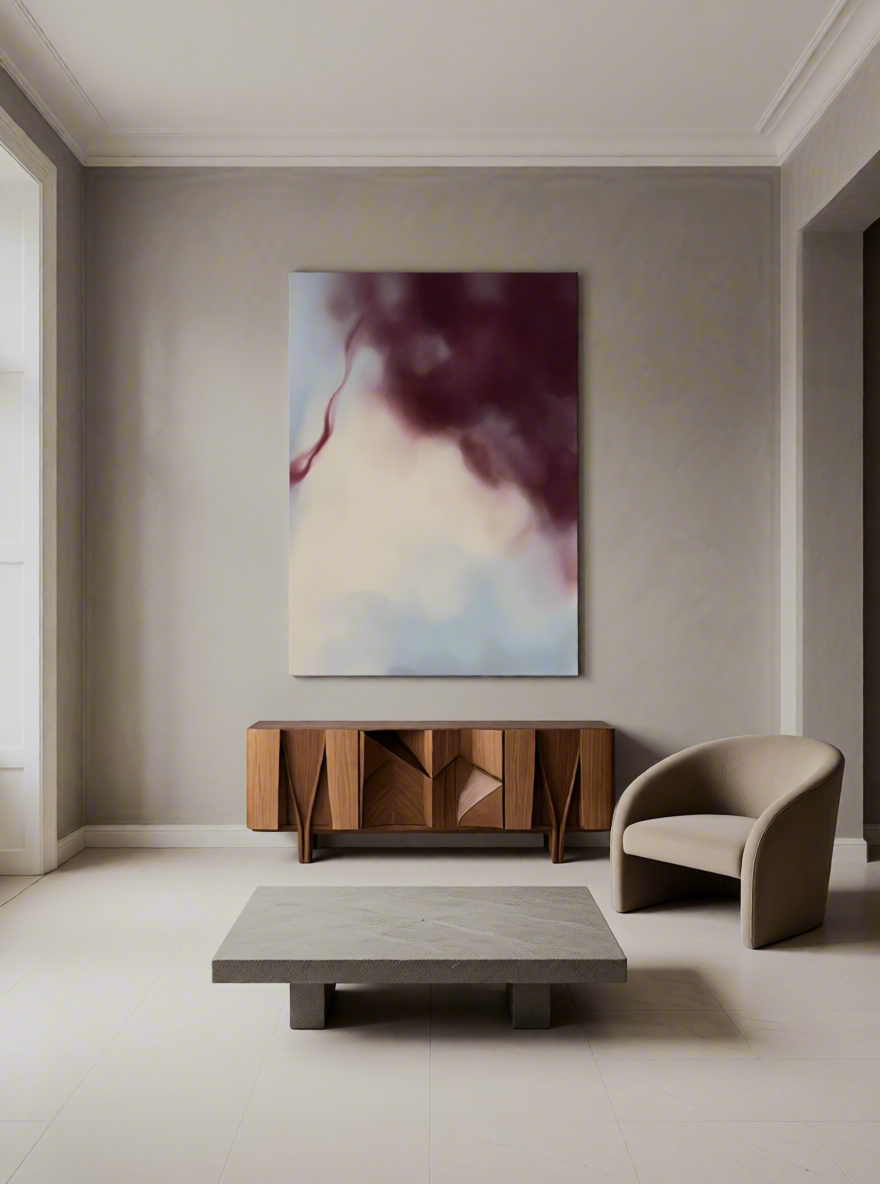 Canvas Print Mist | Minimalist Abstract Landscape Wall Art