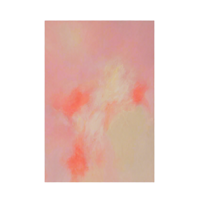 Canvas Print Coral Bloom Variation I | Contemporary Floral Wall Art