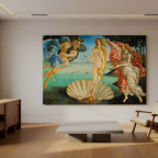 Canvas Print Sandro Botticelli – Birth of Venus - Iconic Early Renaissance Masterpiece