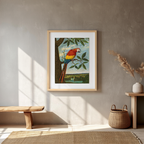 Arara by Albert Eckhout – Exotic Bird Illustration Art Print - Hakyarts