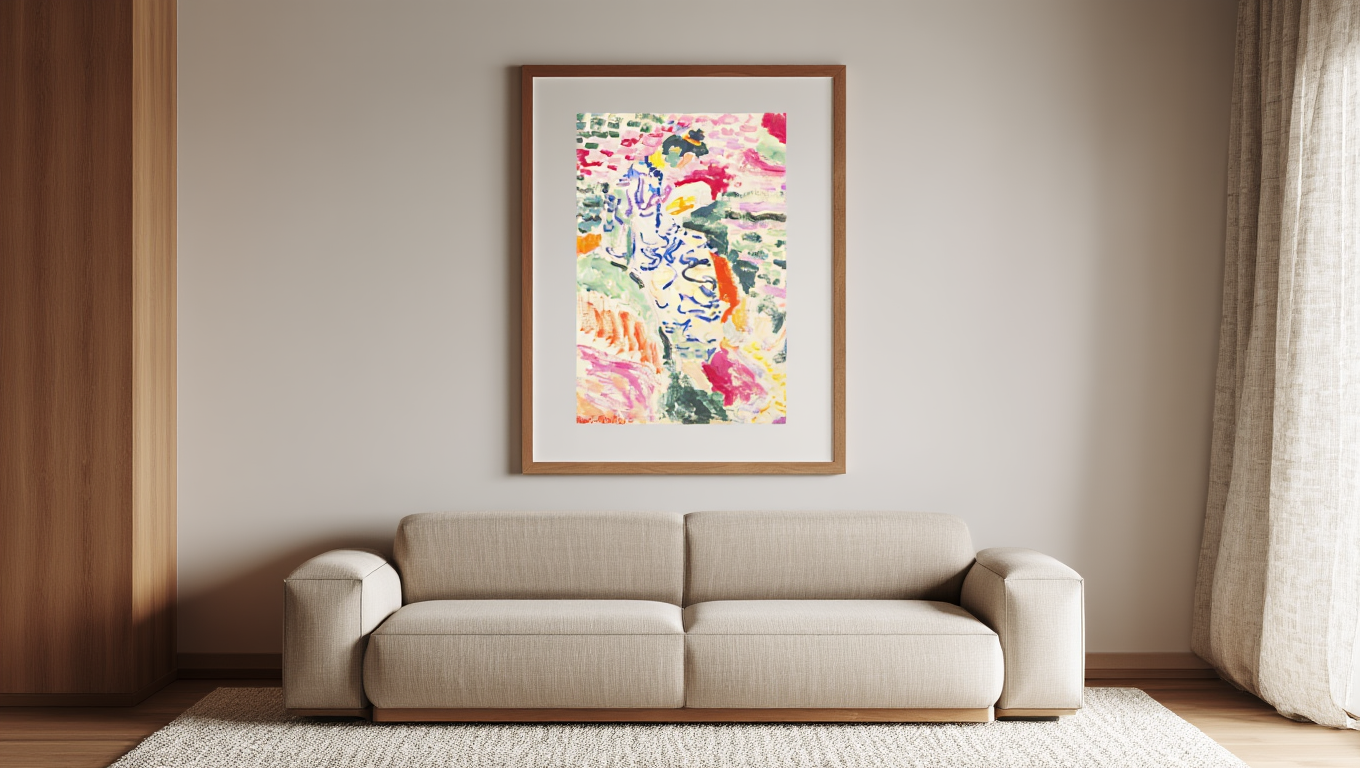 Henri Matisse - La Japonaise 'Woman beside the Water' | Modern Art Print