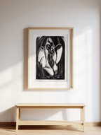Leda by Paul Nash – Surrealist Landscape Art Print