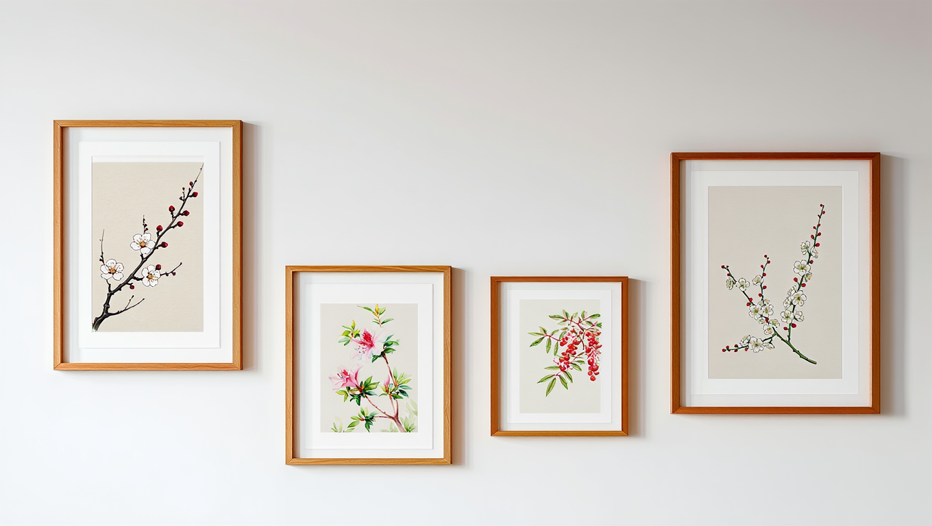 Megata Morikaga Mix & Match Wall Art – 4 Prints