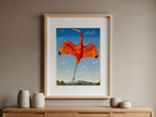 Guara by Albert Eckhout – Exotic Animal Illustration Art Print - Hakyarts