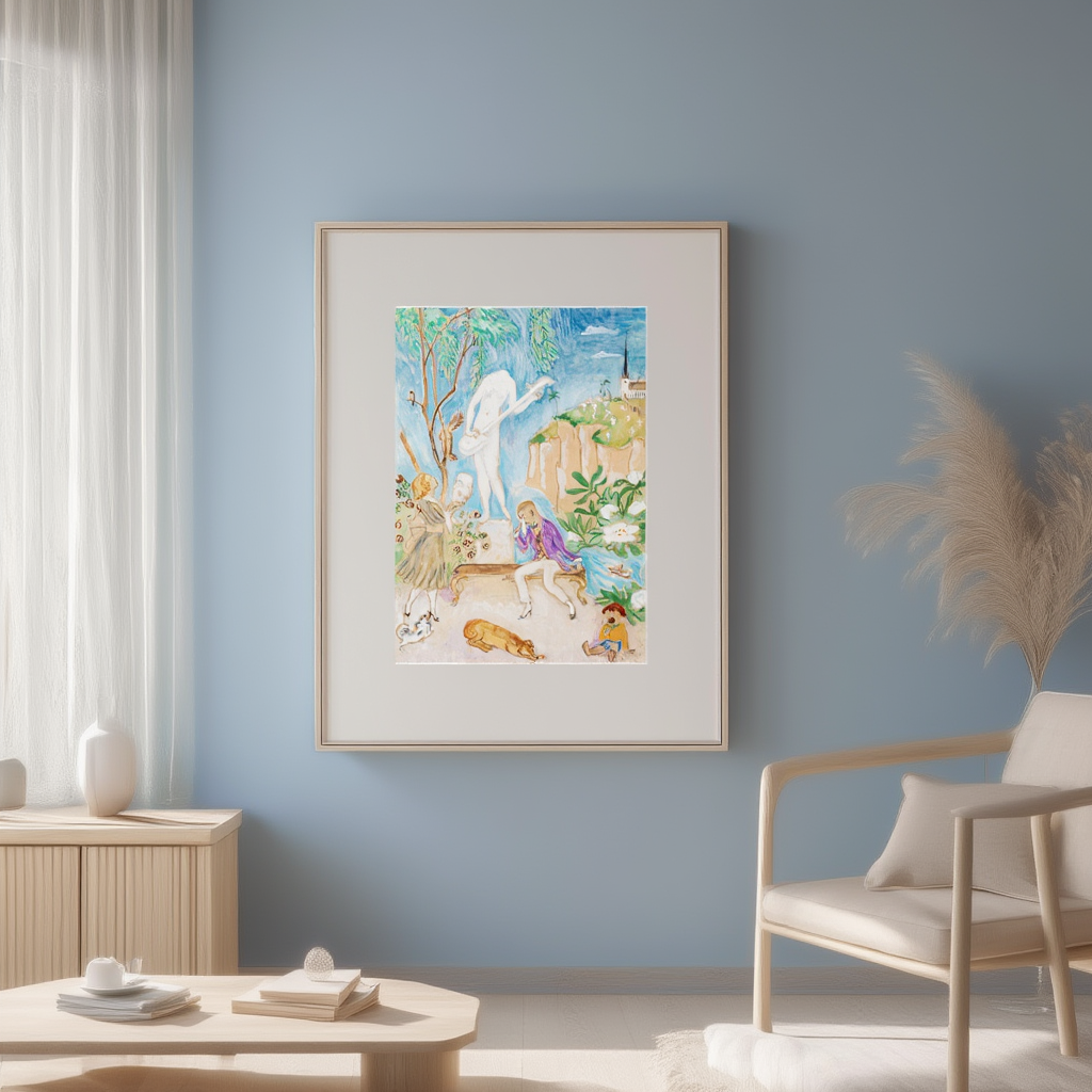 Nils Dardel - The Broken Statue II