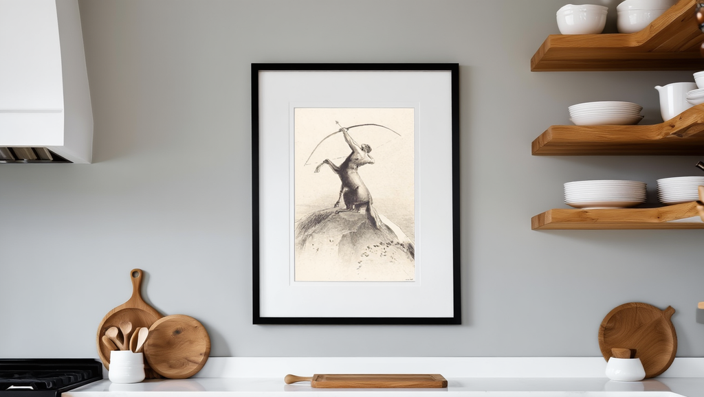 Odilon Redon - Centaur Visant les Nues