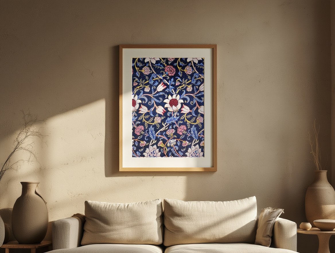 Evenlode by William Morris, 1883 – Arts & Crafts Pattern Art Print | Classic Botanical Wall Decor