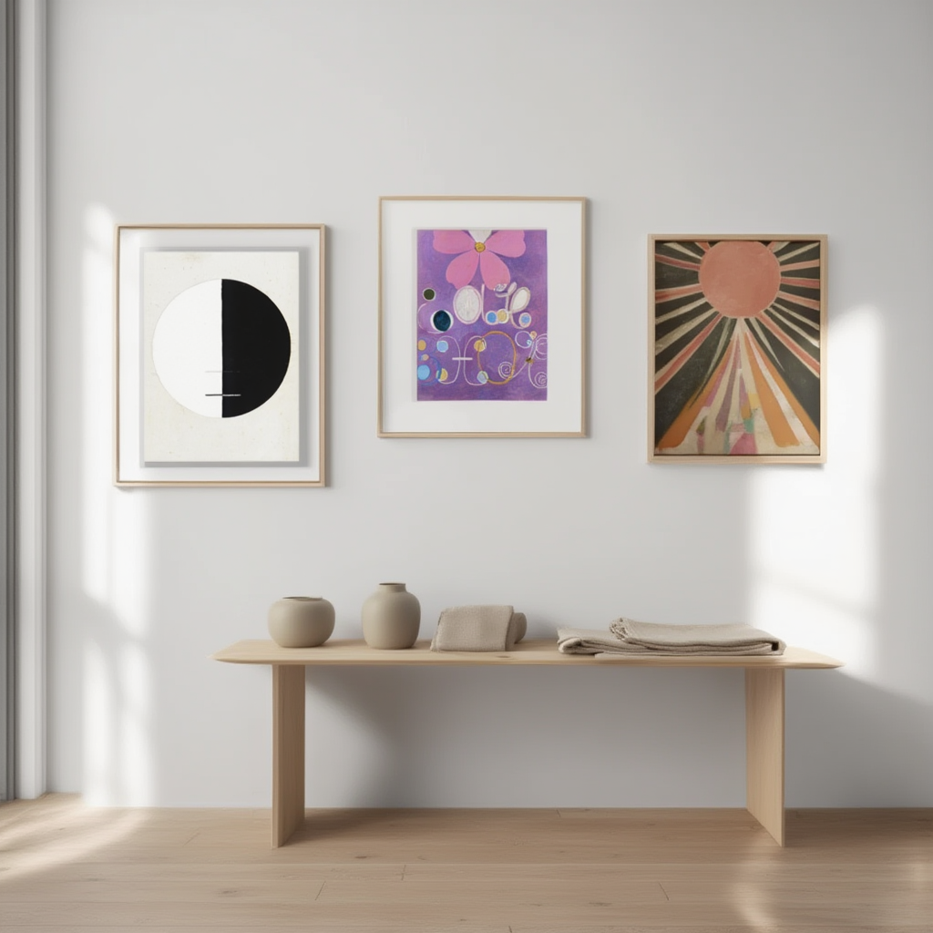 Hilma af Klint – Vibrant Abstraction Trio