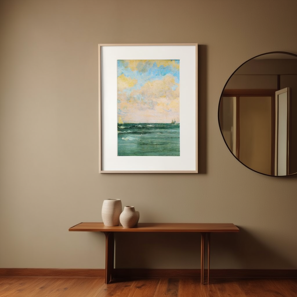 Violet and Silver: The Deep Sea – James McNeill Whistler Poster | Tonalist Maritime & Atmospheric Landscape Art Print