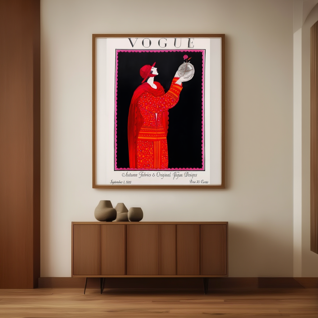 Vogue September 1, 1923 – Vintage Fashion Illustration Poster