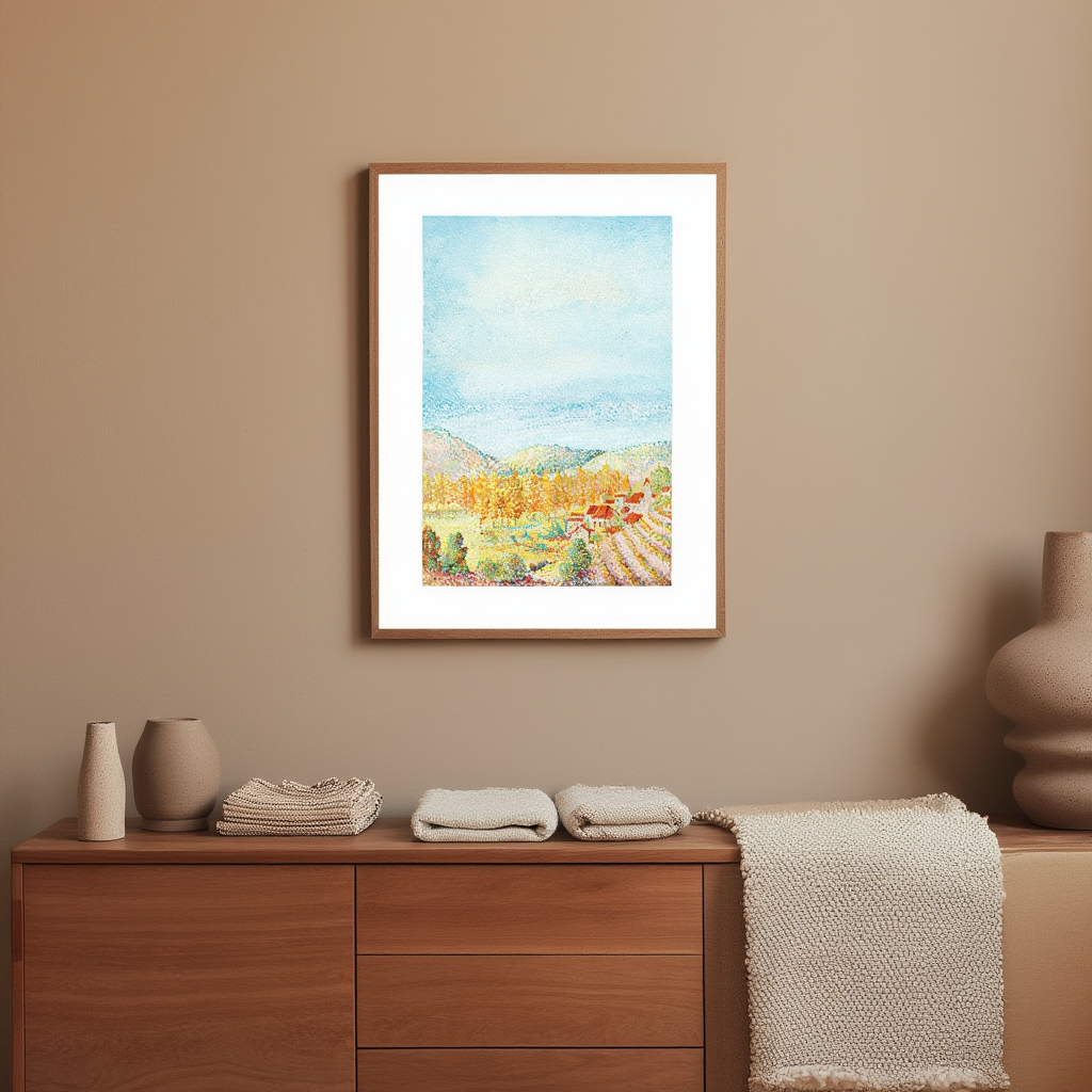 Vineyard in Southern France – Hippolyte Petitjean Art Print | French Post-Impressionist Poster
