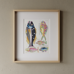 Poissons Plate 50 – Louis Renard Poster | Vintage Natural History Art Print