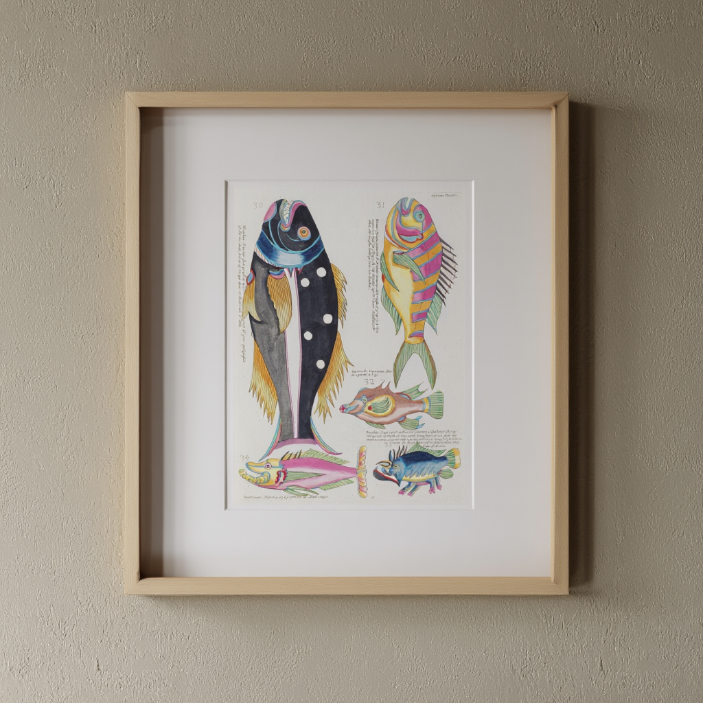 Louis Renard - Poissons Plate 50 Poster