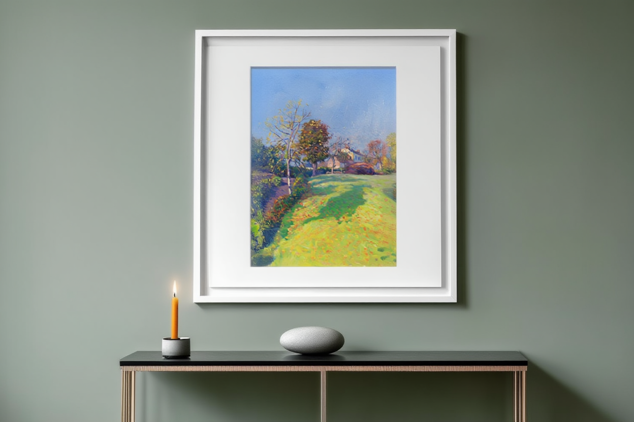 Dans le jardin – Impression d'art de Paul Madeline | Affiche de jardin impressionniste française