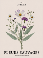 Floral Symphony – 6 Botanical Prints | Mix & Match Wall Art Collection - Hakyarts