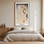 The Spiderweb – Ohara Koson Poster | Japanese Nature Art Print - Hakyarts