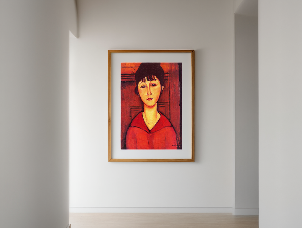 Amedeo Modigliani - Head of a Young Girl Poster