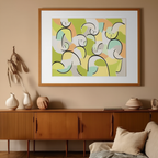 Sextett der Genien by Paul Klee (1937) – Modernist Abstract Art Print