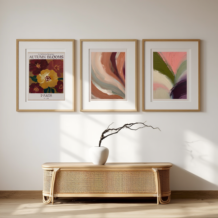 Botanical Melody – 6 Floral Prints | Mix & Match Wall Art Collection
