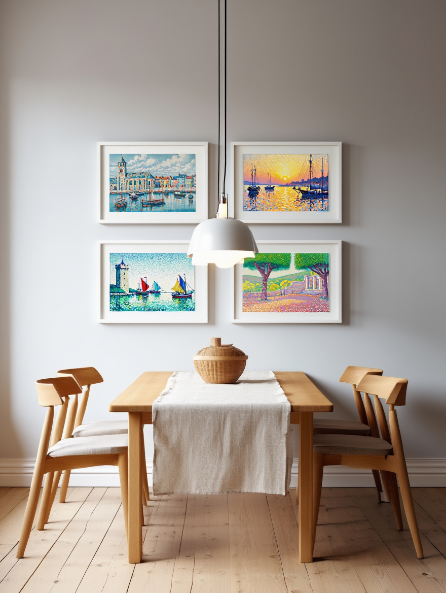 Paul Signac – Neo-Impressionist Seascapes Quartet 4 Prints Mix & Match
