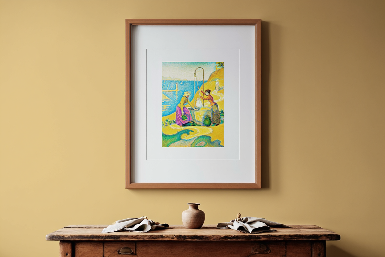 Paul Signac – Femmes Aux Puits – Iconic Neo-Impressionist Art Print