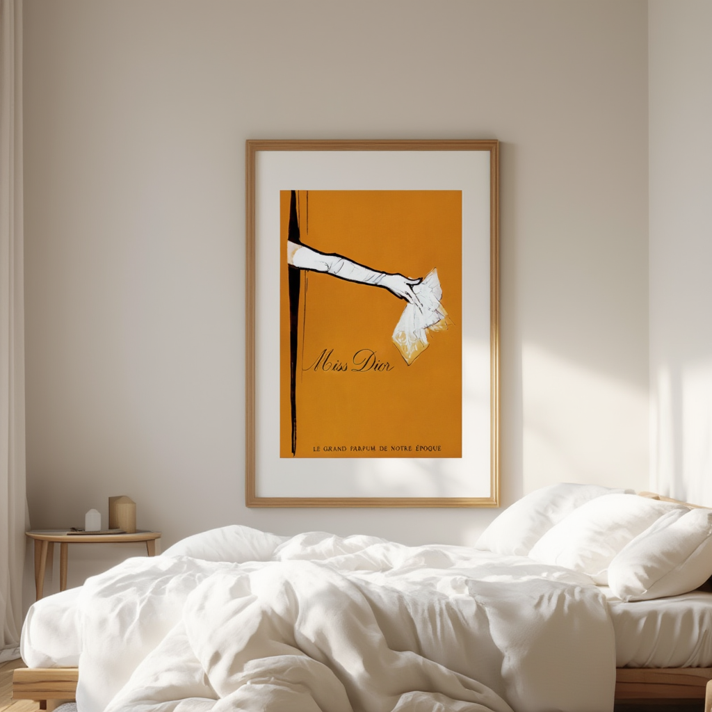 Vintage Miss Dior Poster – Le Grand Parfum de Notre Époque | Advertising Art Print
