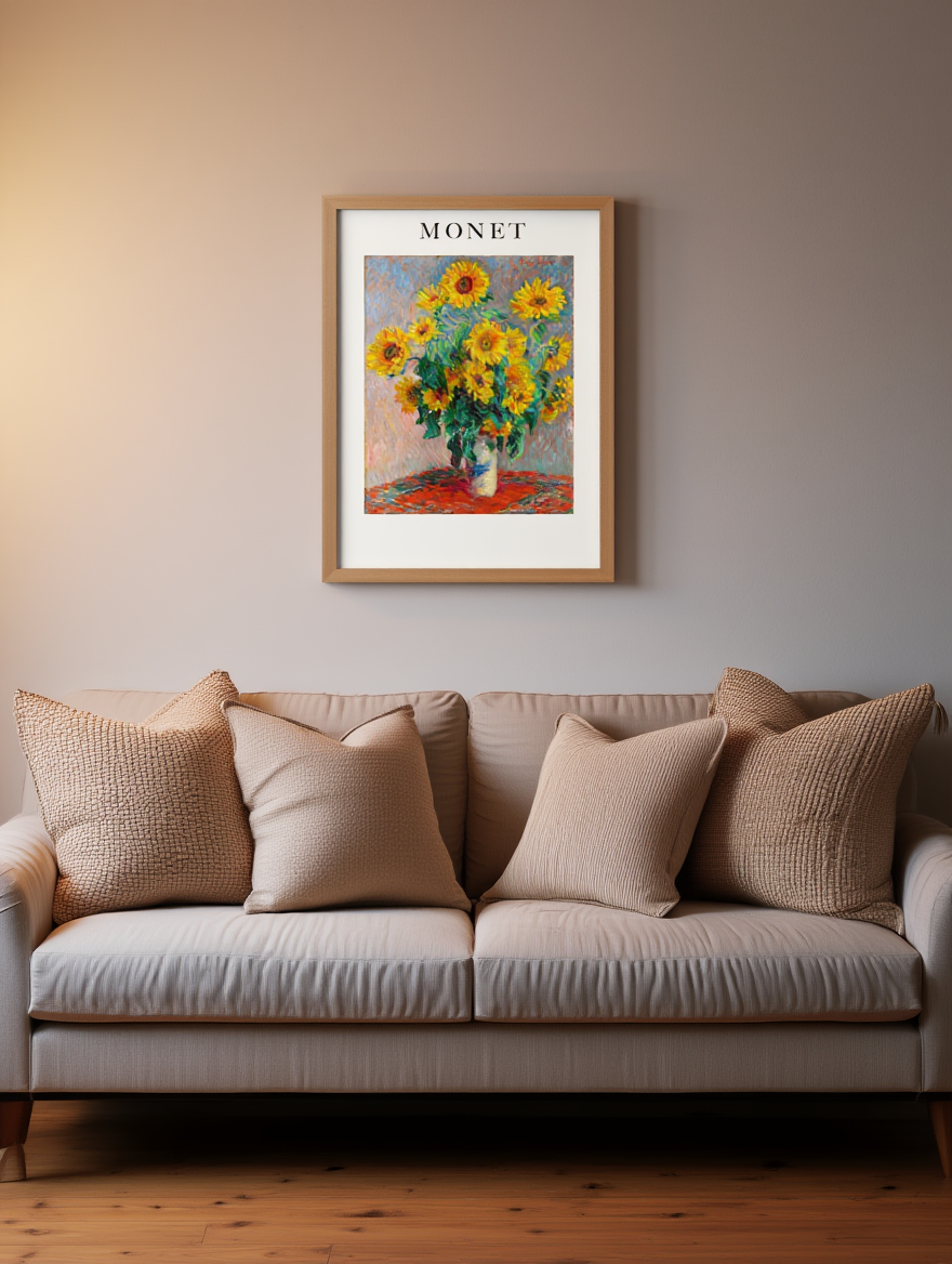 Claude Monet - Bouquet of Sunflowers Poster