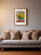 Bouquet of Sunflowers – Claude Monet Poster | Impressionist Nature Art Print - Hakyarts